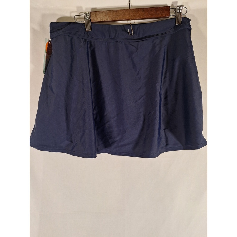 BeautyIn Swim Skirt‎ UPF 50+ XL Blue Swimsuit Bottom Cover-Up New With Tags